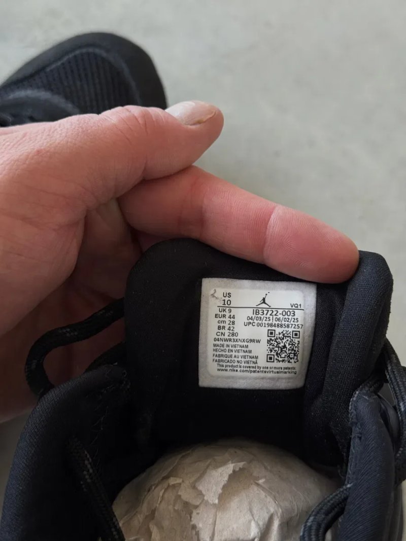Оригинал Nike Air Jordan Trunner O/S Black (IB3722 003) черние джордан — фото 8
