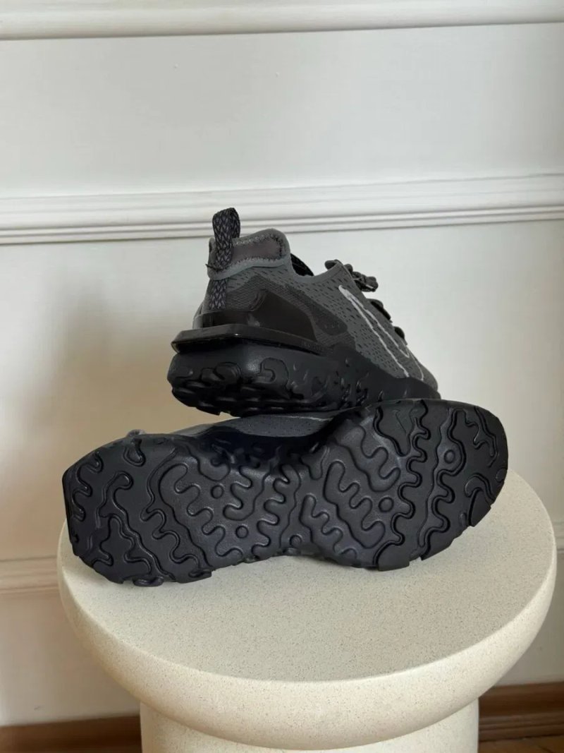 Оригинал Nike React Vision Grey Black (IM5996 068) летние мужские кроссовки найк реакт визион — фото 6