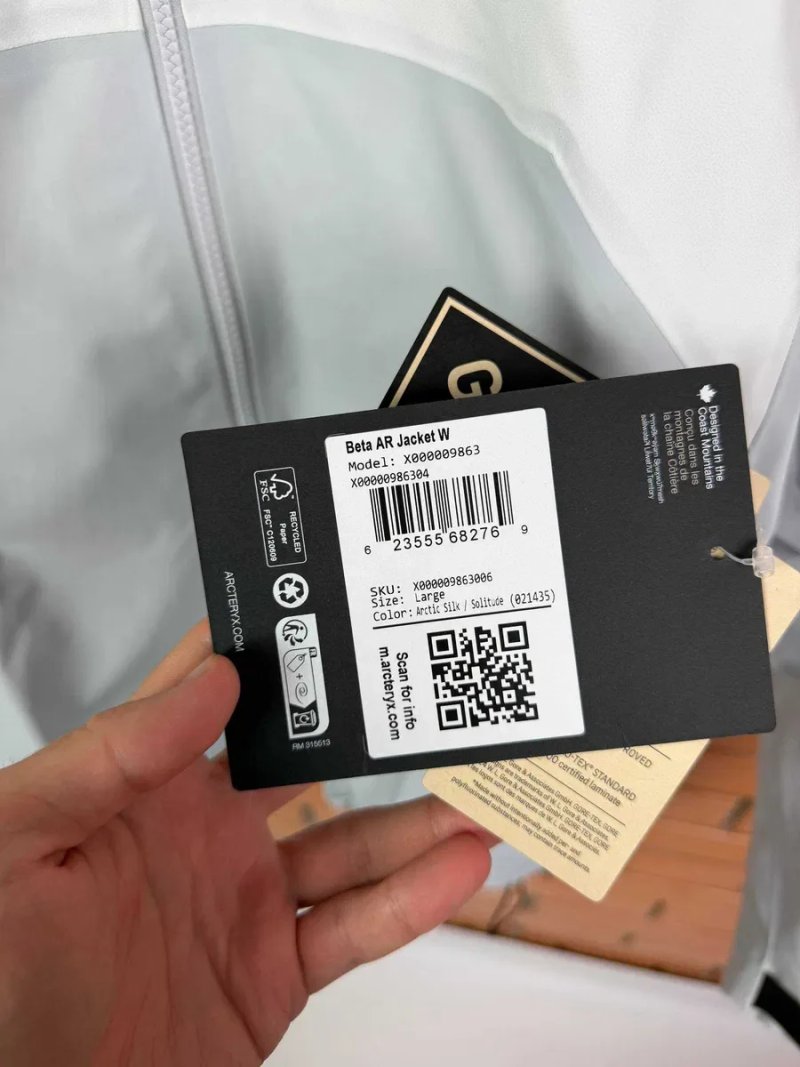 ОРИГІНАЛ НОВА‼️Arc'teryx Beta AR Jacket жіноча (Arctic Silk, L) — фото 3