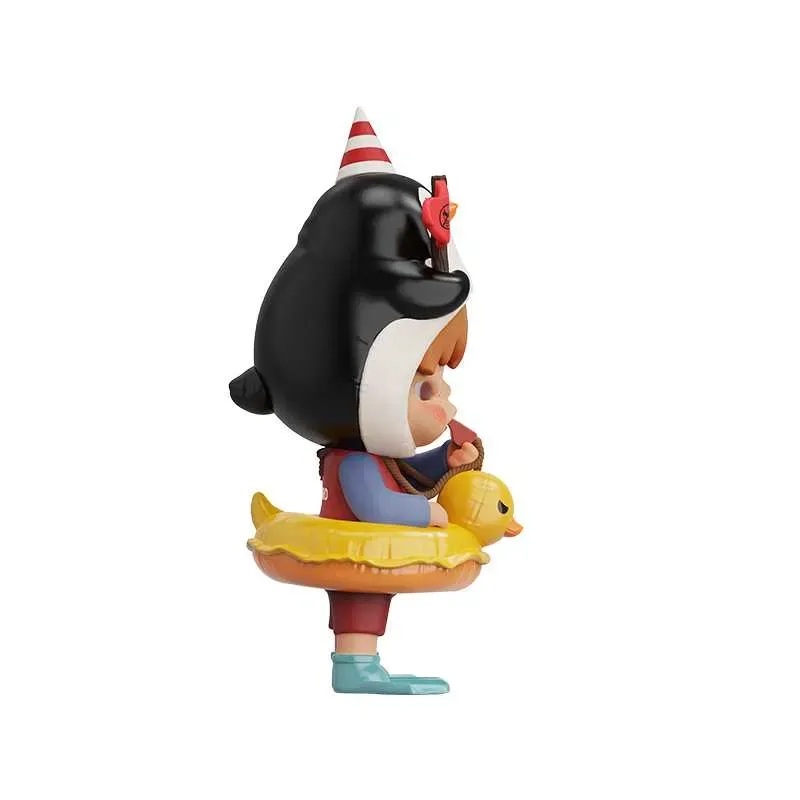 Оригінал‼️Pop Mart Hirono Penguin Lifeguard Figure — фото 6