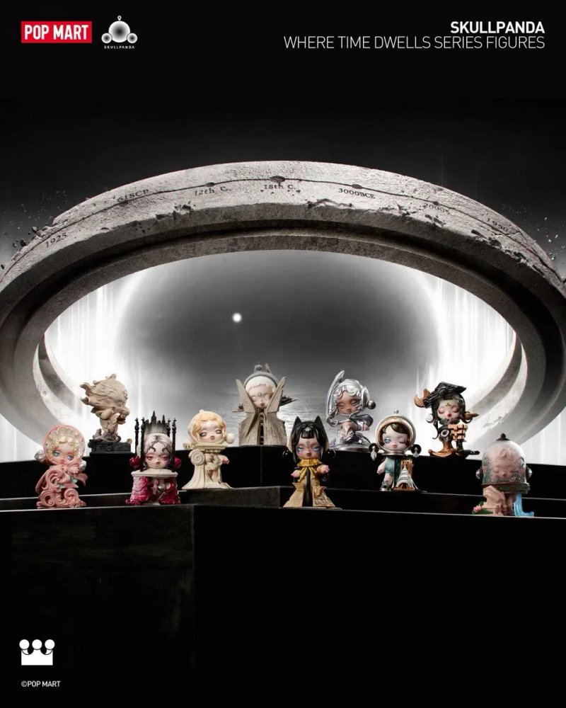 Оригінал‼️Pop Mart  SKULLPANDA WHERE TIME DWELLS Series Figures — фото 2