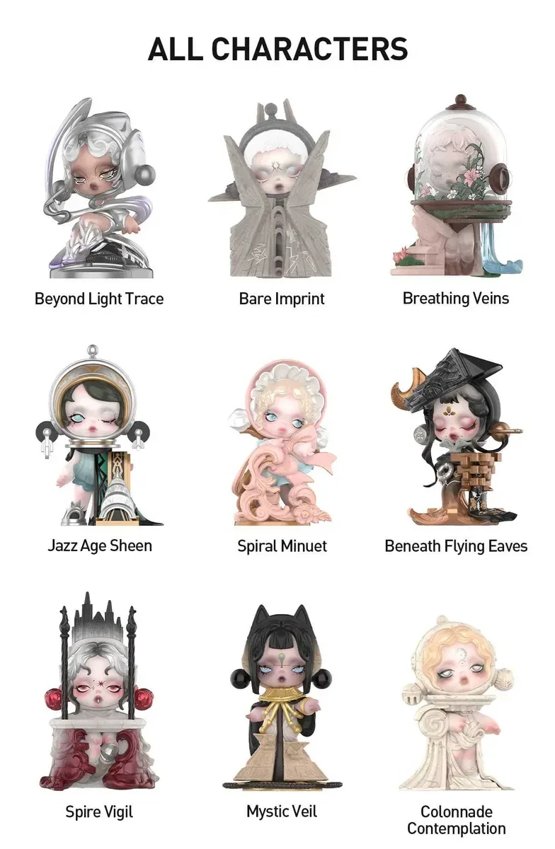 Оригінал‼️Pop Mart  SKULLPANDA WHERE TIME DWELLS Series Figures — фото 3