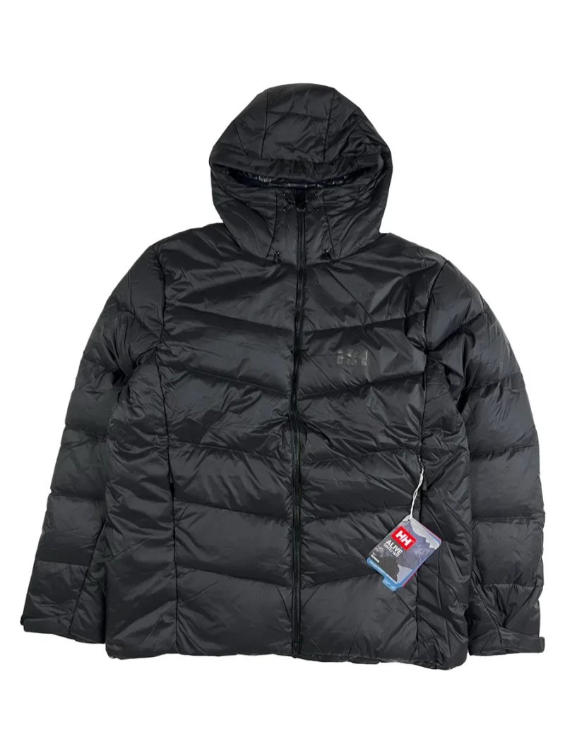 ОРИГІНАЛ пуховик чоловічий Helly Hansen HH зимова куртка чорний ХЛ XL — фото 2
