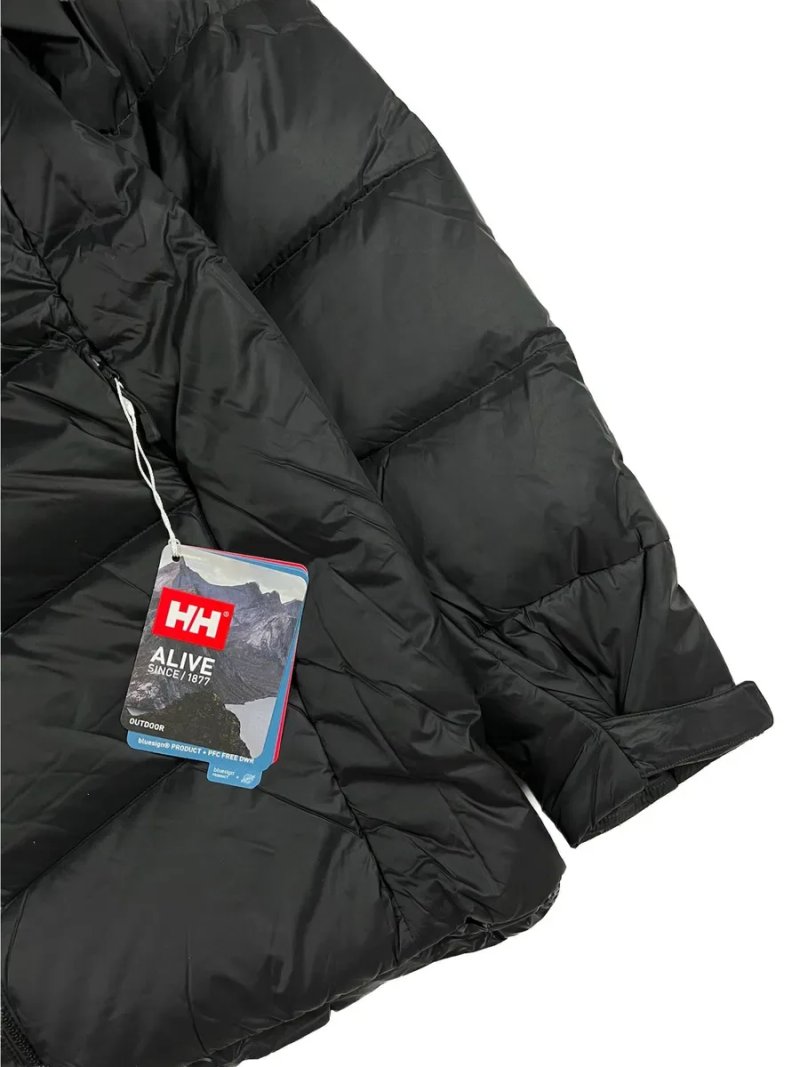 ОРИГІНАЛ пуховик чоловічий Helly Hansen HH зимова куртка чорний ХЛ XL — фото 4