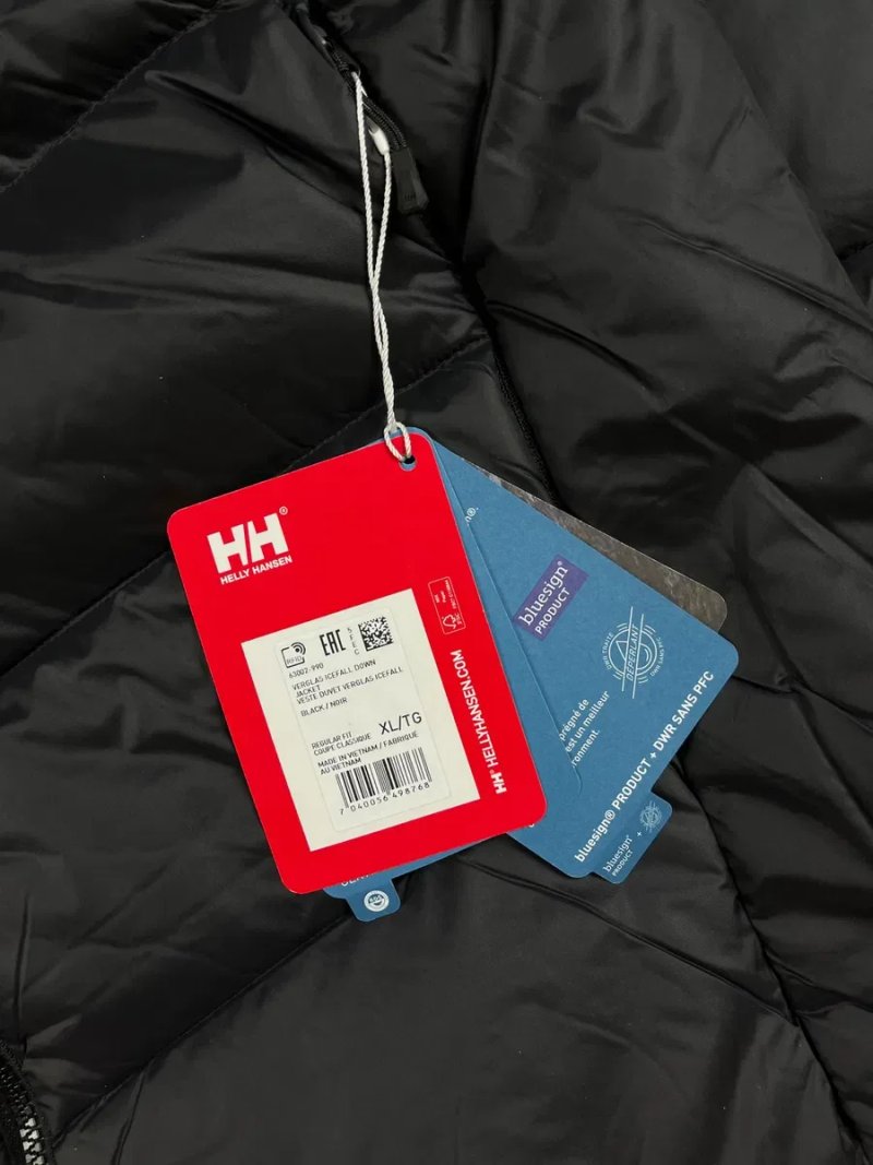 ОРИГІНАЛ пуховик чоловічий Helly Hansen HH зимова куртка чорний ХЛ XL — фото 5