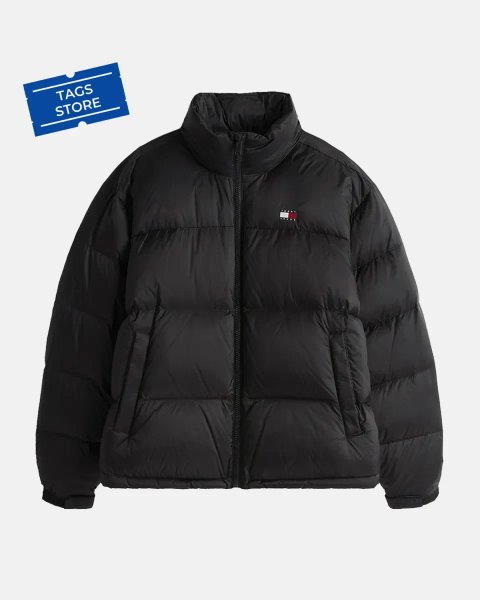ОРИГІНАЛ пуховик Tommy Hilfiger чоловічий чорний зимовий М Л ХЛ