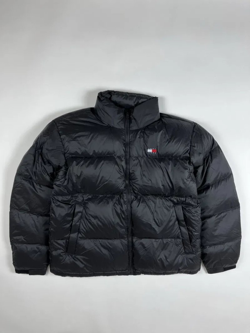 ОРИГІНАЛ пуховик Tommy Hilfiger чоловічий чорний зимовий М Л ХЛ — фото 2