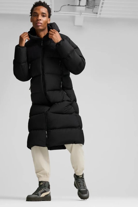 Оригінал! сша! Чоловіче пухове пальто PUMA Long Hooded Down Coat 626467-01 у новому стані