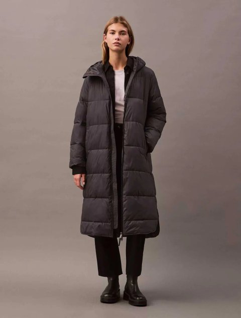 Оригінал! сша! Жіночий пуховик Calvin Klein Hooded Puffer Jacket SP47599035-40WL410 новий стан