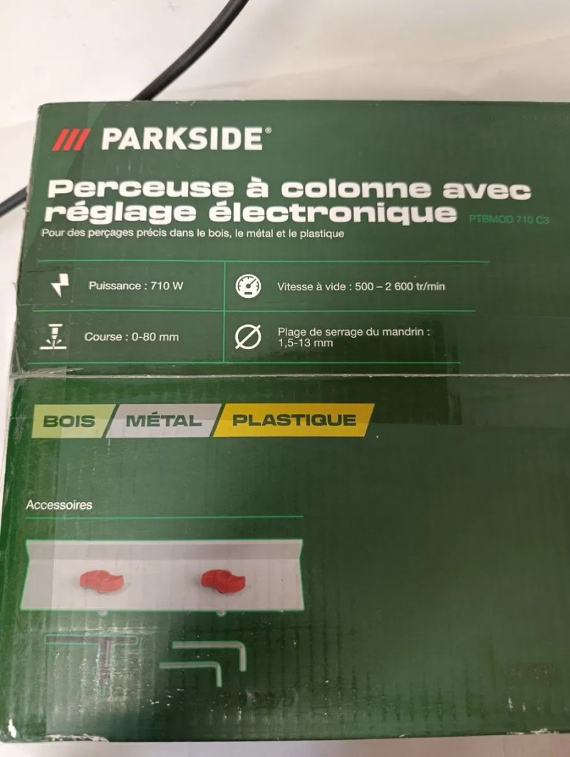 Оригінал Свердлильний верстат Parkside PTBMOD 710 C3, свердлильні парксайд 710ват, свердлильний верстат парксайд Німеччина. Станок для свердління — фото 3