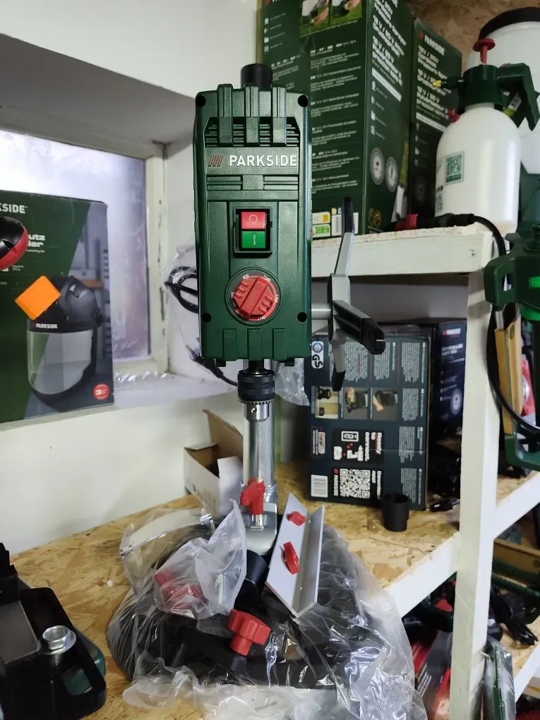 Оригінал Свердлильний верстат Parkside PTBMOD 710 C3, свердлильні парксайд 710ват, свердлильний верстат парксайд Німеччина. Станок для свердління — фото 6