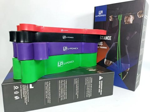 Оригінал U-Powex — гумові петлі для підтягувань, фітнесу та спорту.