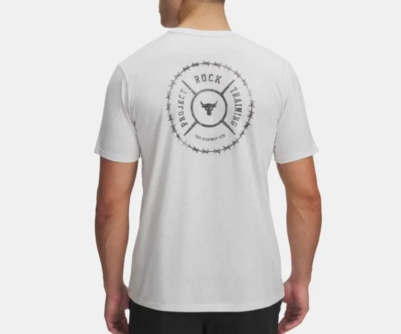 Оригінал Under Armour Project Rock Wire Short Sleeve 1389985 футболка — фото 3