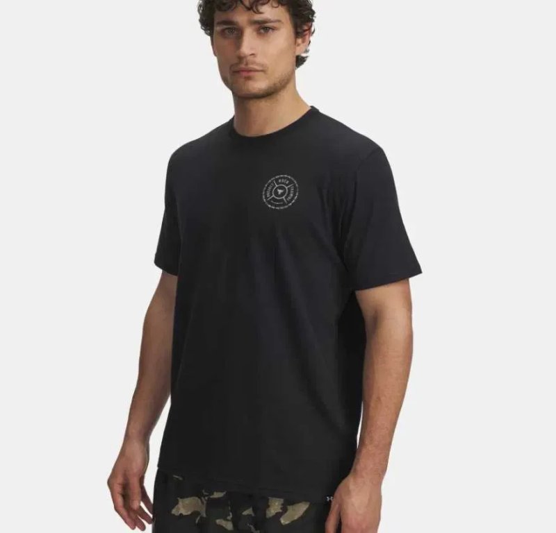 Оригінал Under Armour Project Rock Wire Short Sleeve 1389985 футболка — фото 7