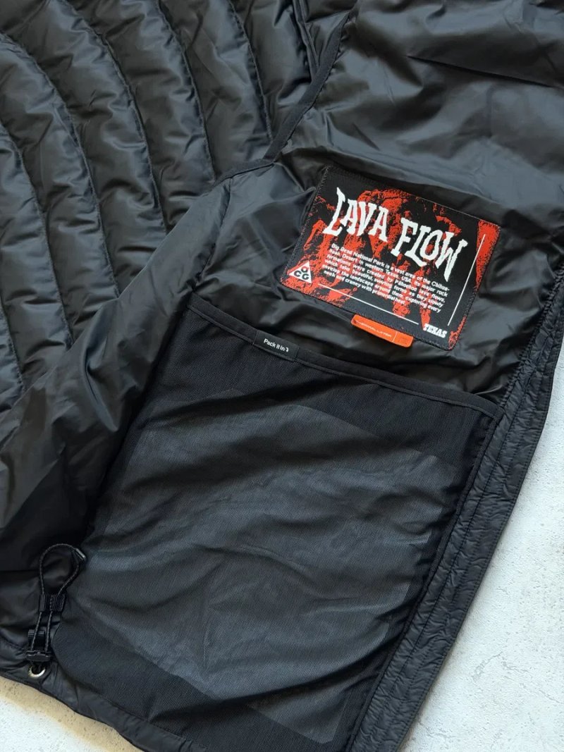 ОРИГІНАЛ! Жилетка Nike Acg lava flow чорна | M L — фото 5