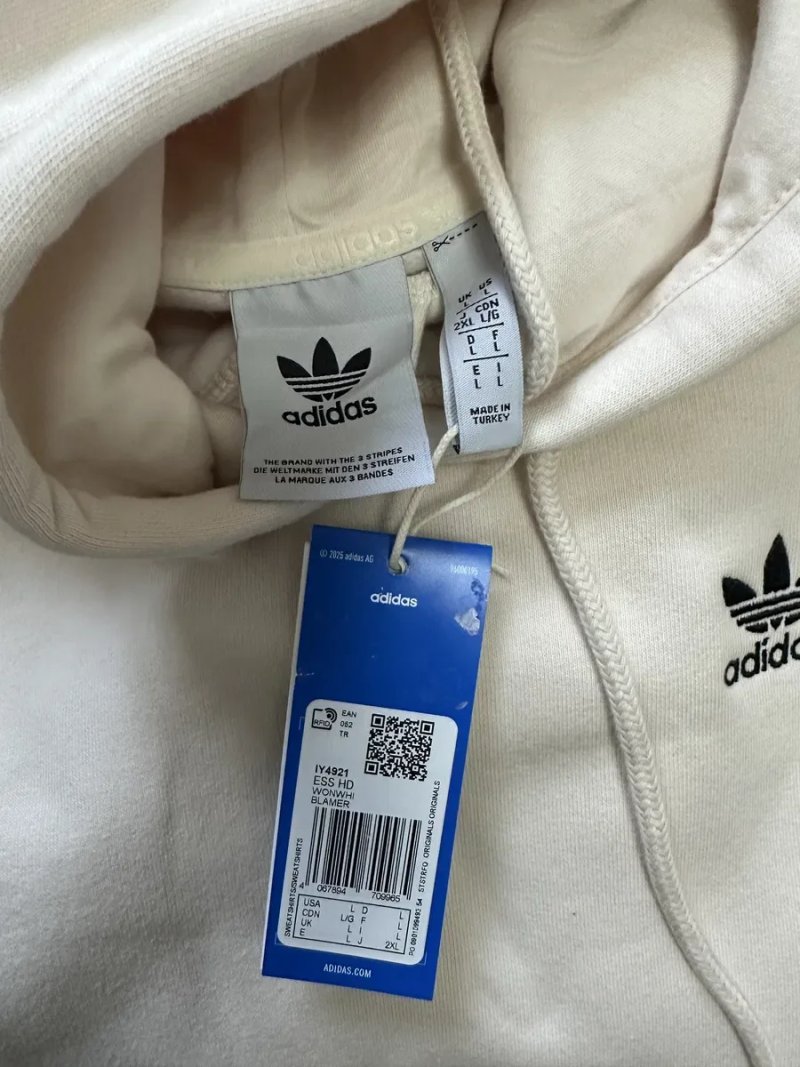 Оригінальна флісова кофта adidas — фото 4