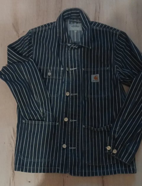 Оригінальна куртка Carhartt WIP Trade Michigan Coat (Hickory Stripe)