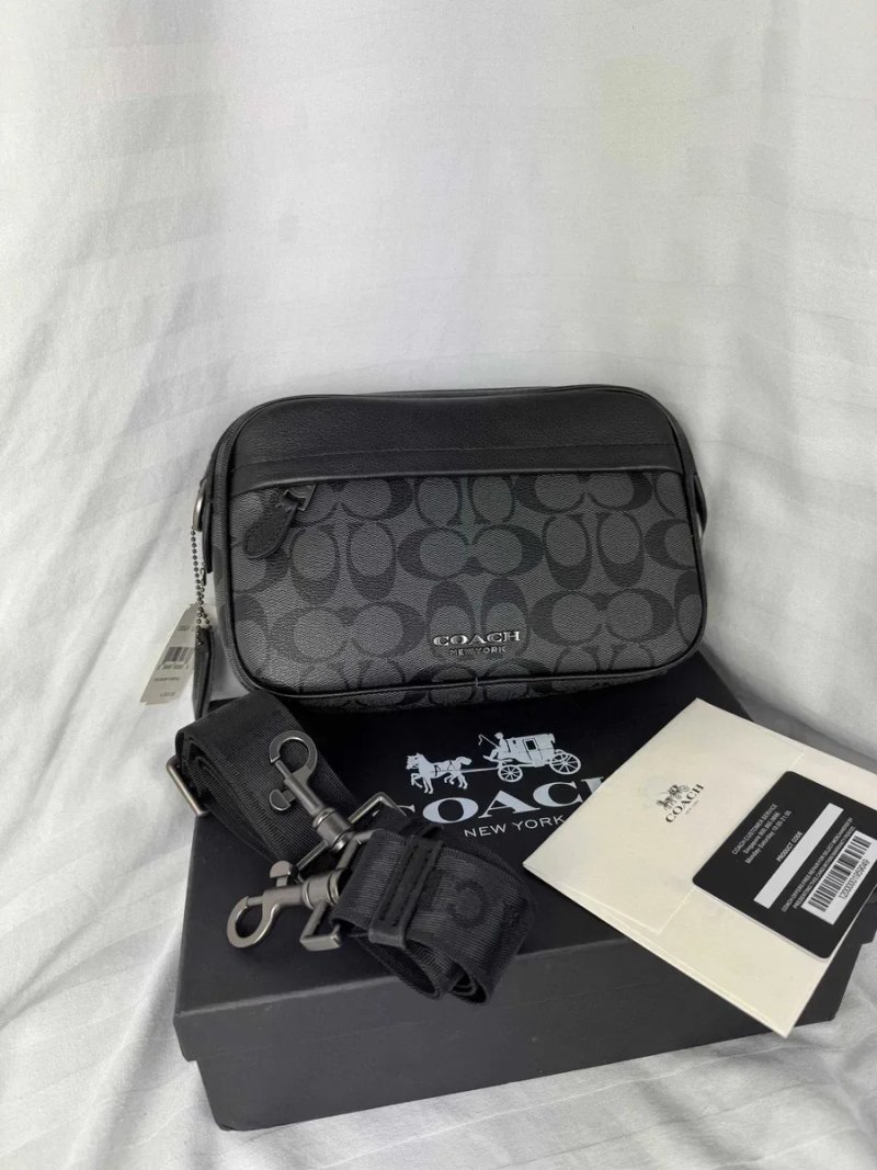ОРИГИНАЛЬНАЯ Мужская сумка-мессенджер Coach crossbody | Чоловіча сумка — фото 2