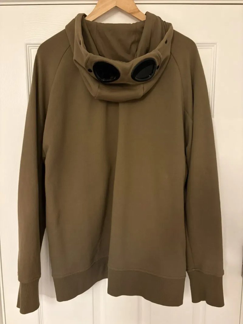Оригінальне зіп худі C.p company khaki, худи оригинал C.p Company хаки, зип худи, зипка Cp company оригинал ная — фото 4