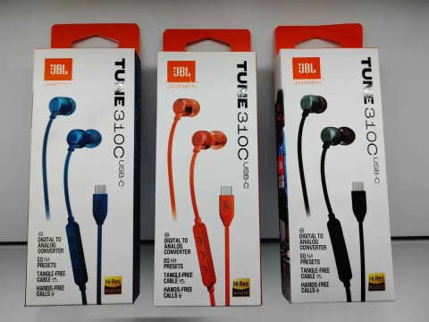 Оригінальні дротові навушники JBL Tune 310C USB-C