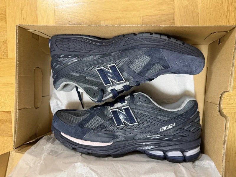Оригінальні Кросівки чоловічі New Balance 1906 Grey/Blue U1906NVP оригінал 45,5 — фото 3