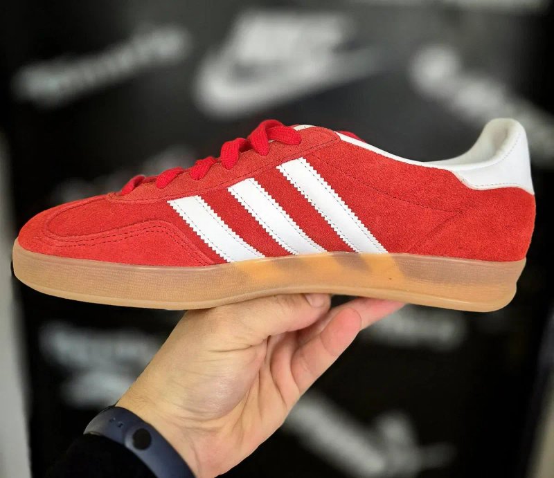 Оригінальні кроссівки Adidas Gazelle Indoor Better Scarlet(Унісекс 41⅓-26см) — фото 3