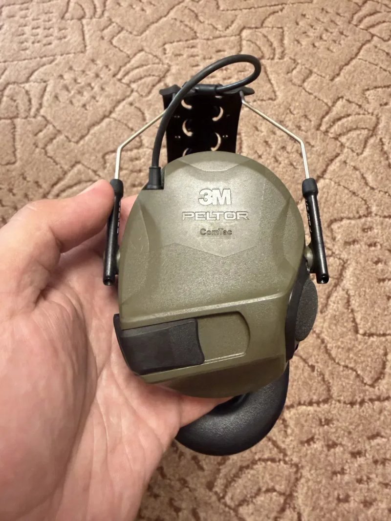 Оригінальні навушники 3m Peltor ComTac VIII Neckband та Headband, нове кріплення на шолом 3m Peltor — фото 2