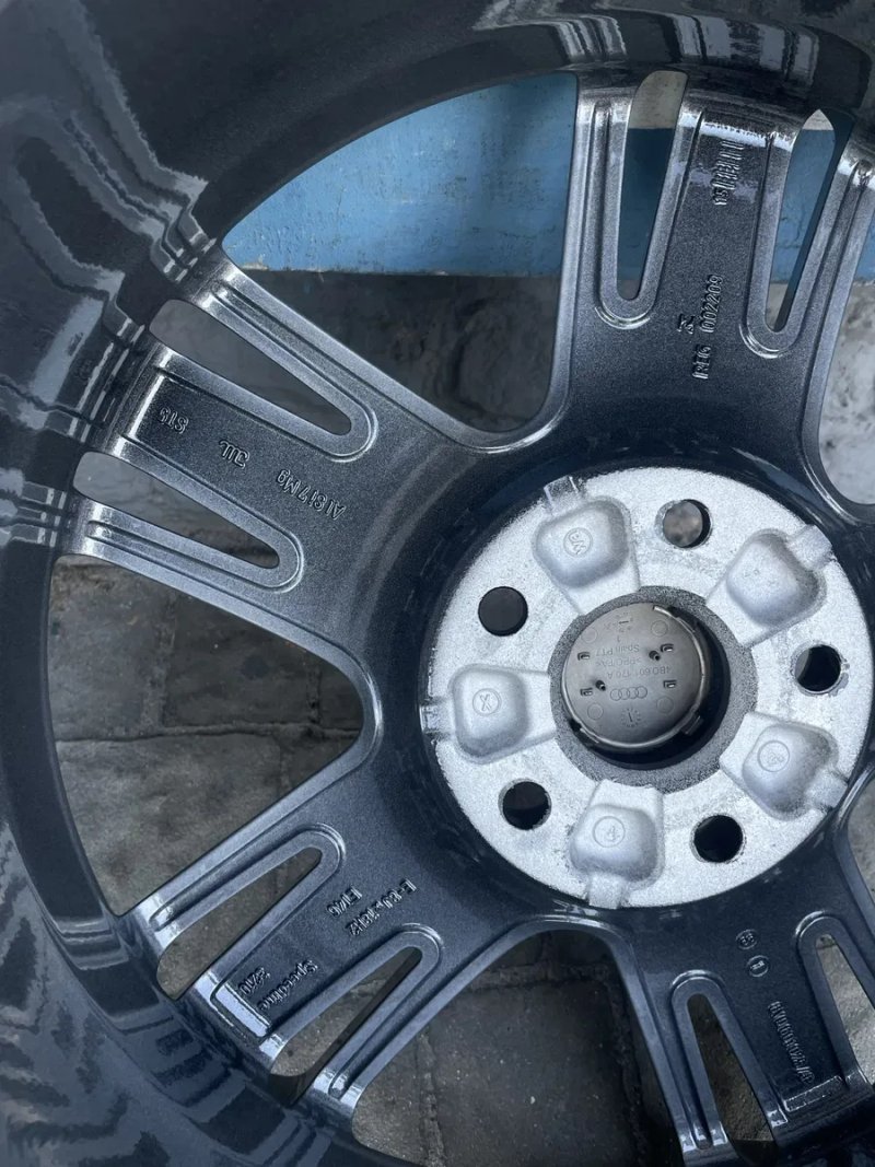 Оригінальні титанові диски Audi 5/112 R18 5*112 18 mercedes volkswagen — фото 8