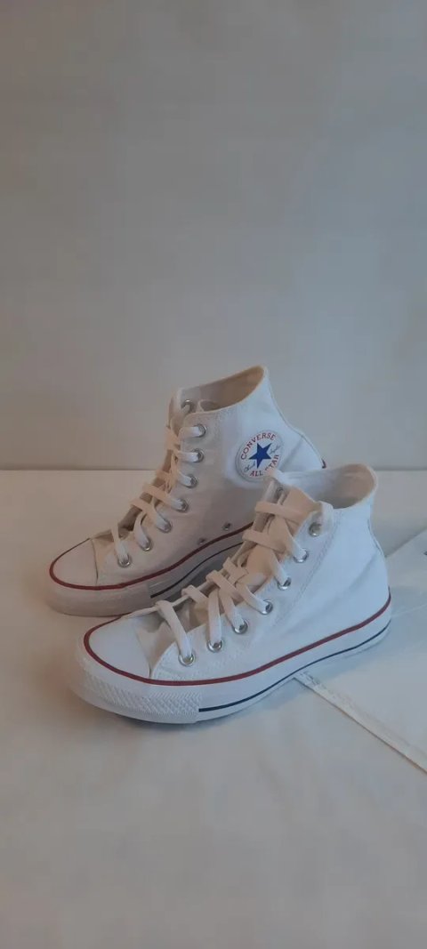 Оригінальні високі кеди Converse Chuck Taylor All Star White (M7650C) — 39 розмір / 24.5 смі
