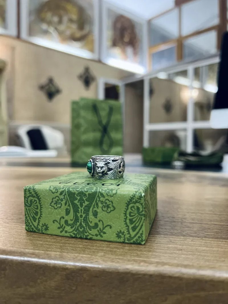 Оригинальное кольцо Gucci Anger Forest Ring — Tiger — фото 6