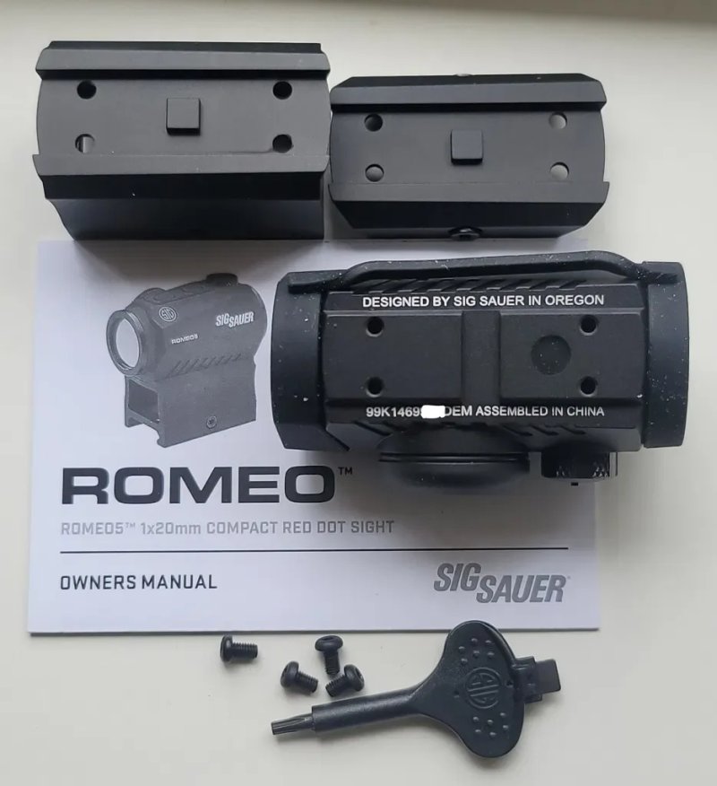 Оригинальный коллиматорный прицел  Sig Sauer Optics Romeo 5 (SOR52001) — фото 4