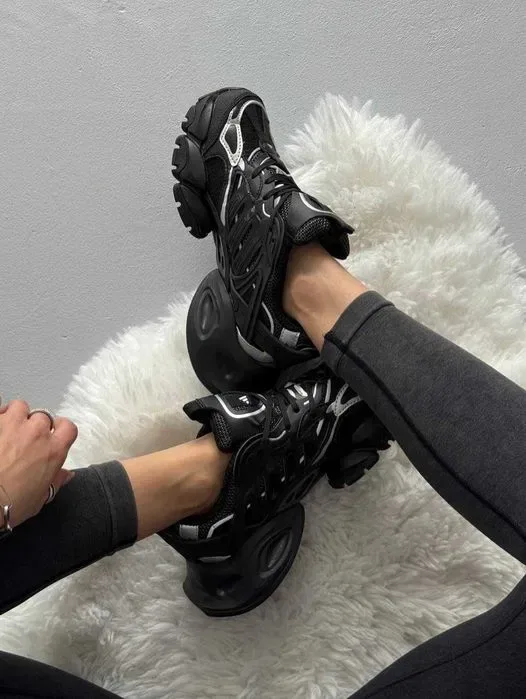 ‼️Останні Розміри‼️Кроссовки Adidas Vento XLG Runner Deluxe Black/Кросівки Жіночі Адідас Венто — фото 5