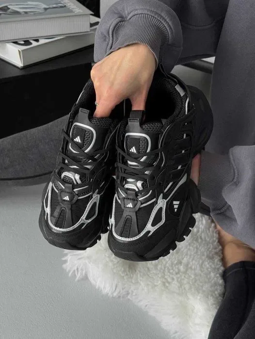 ‼️Останні Розміри‼️Кроссовки Adidas Vento XLG Runner Deluxe Black/Кросівки Жіночі Адідас Венто — фото 7