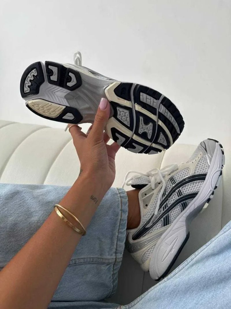 ‼️Останні Розміри‼️Кроссовки  Asics Gel-Kayano14 White Midnight / Жіночі Кросівки Асікс — фото 7