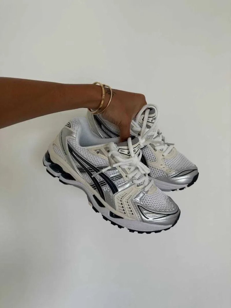 ‼️Останні Розміри‼️Кроссовки  Asics Gel-Kayano14 White Midnight / Жіночі Кросівки Асікс — фото 8