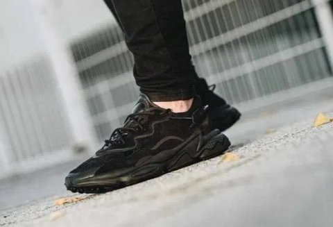 ‼️Останній 41/43/44 Розмір‼️Кроссовки Мужские Adidas Ozweego Triple Black/Чоловічі Кросівки Адідас Озвіго/Кроссовки адидас Озвиго