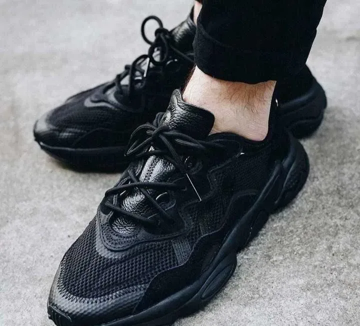 ‼️Останній 41/43/44 Розмір‼️Кроссовки Мужские Adidas Ozweego Triple Black/Чоловічі Кросівки Адідас Озвіго/Кроссовки адидас Озвиго — фото 2
