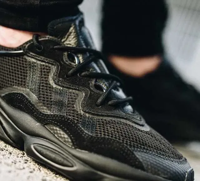 ‼️Останній 41/43/44 Розмір‼️Кроссовки Мужские Adidas Ozweego Triple Black/Чоловічі Кросівки Адідас Озвіго/Кроссовки адидас Озвиго — фото 3