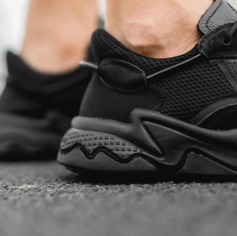 ‼️Останній 41/43/44 Розмір‼️Кроссовки Мужские Adidas Ozweego Triple Black/Чоловічі Кросівки Адідас Озвіго/Кроссовки адидас Озвиго — фото 4