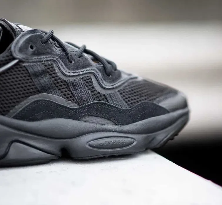 ‼️Останній 41/43/44 Розмір‼️Кроссовки Мужские Adidas Ozweego Triple Black/Чоловічі Кросівки Адідас Озвіго/Кроссовки адидас Озвиго — фото 4