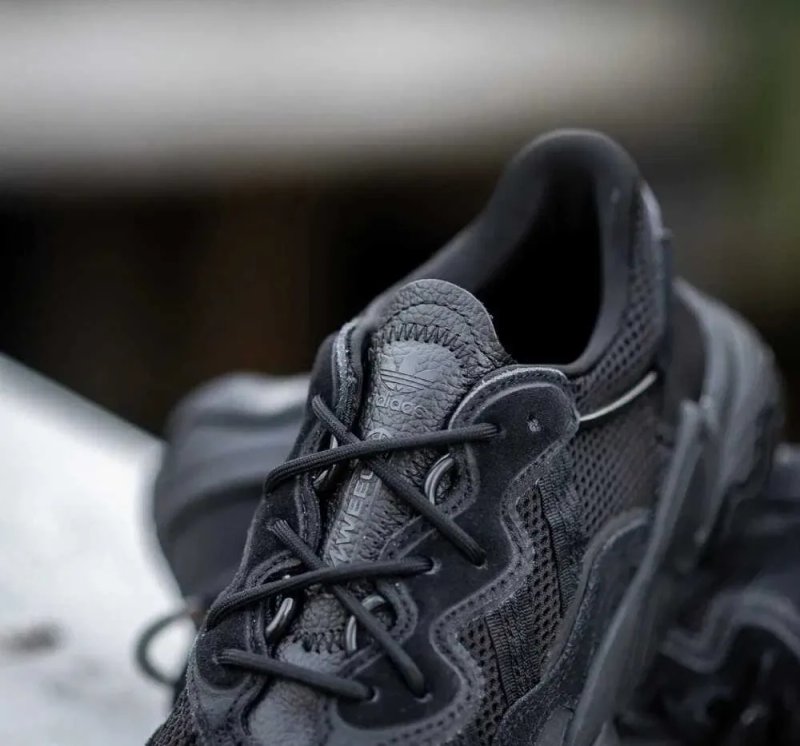‼️Останній 41/43/44 Розмір‼️Кроссовки Мужские Adidas Ozweego Triple Black/Чоловічі Кросівки Адідас Озвіго/Кроссовки адидас Озвиго — фото 8