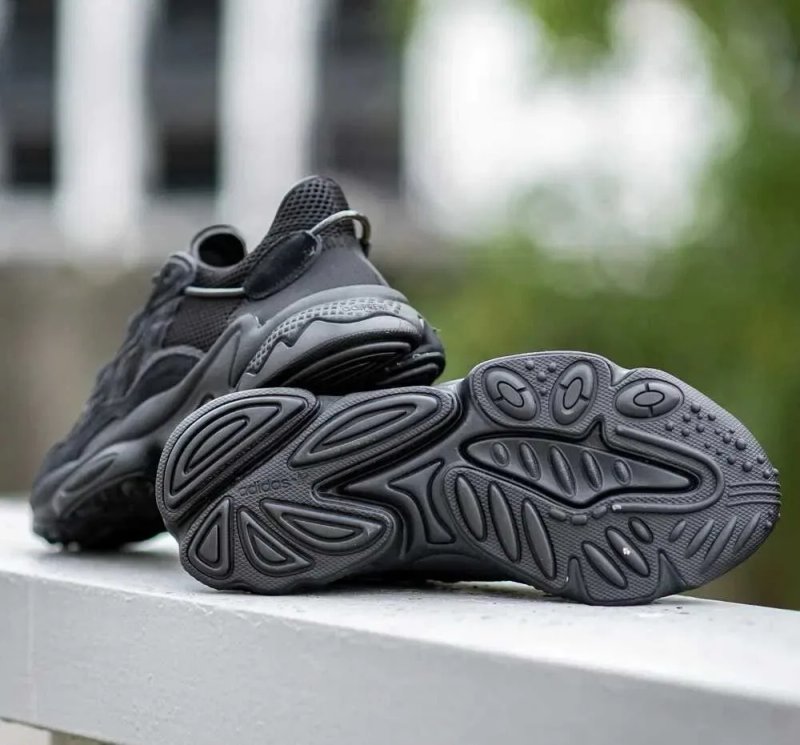 ‼️Останній 41/43/44 Розмір‼️Кроссовки Мужские Adidas Ozweego Triple Black/Чоловічі Кросівки Адідас Озвіго/Кроссовки адидас Озвиго — фото 8