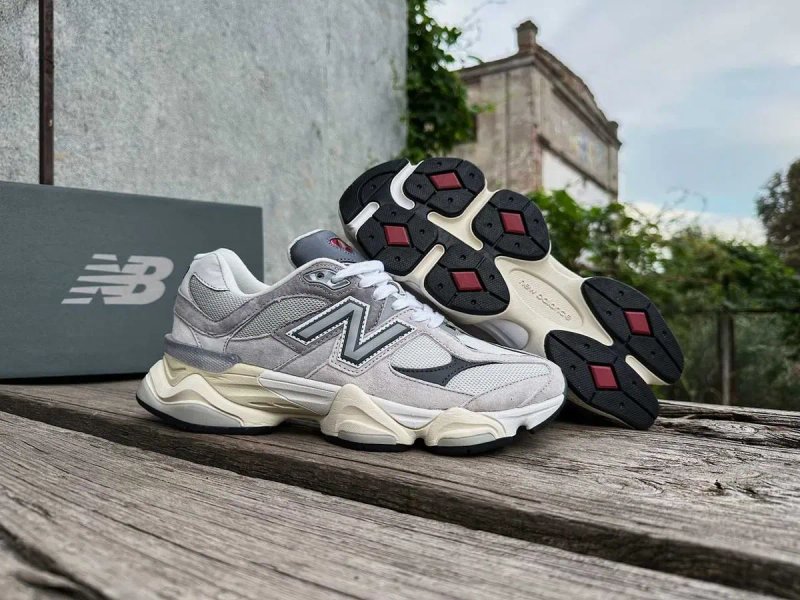 Останній 41 розмір / Кроссовки New Balance 9060 Rain Cloud Grey / Чоловічі Кросівки NB / Нью Беланс — фото 4