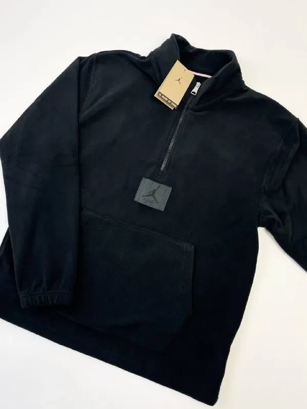 Остання! Розмір S - Світшот Jordan Flight Fleece Crew 'Teddy' (чорний — фото 2