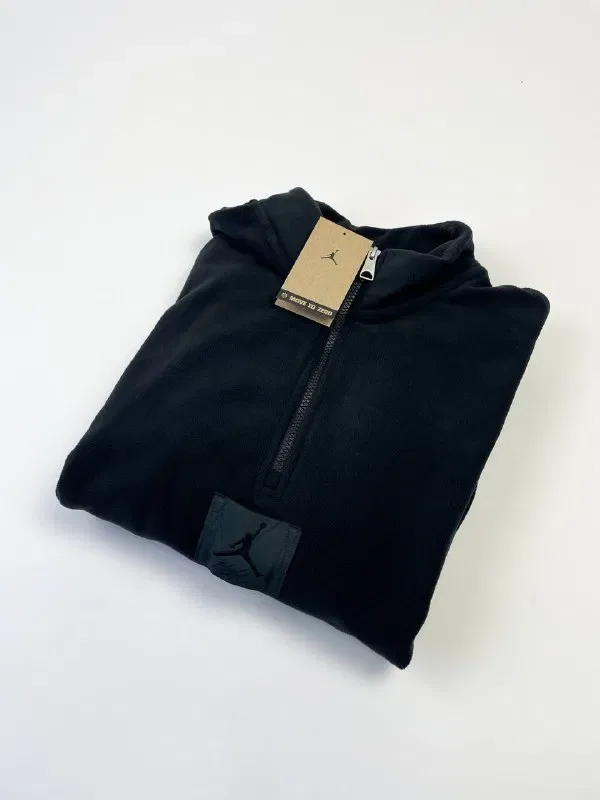 Остання! Розмір S - Світшот Jordan Flight Fleece Crew 'Teddy' (чорний — фото 3