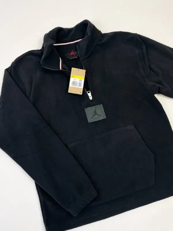 Остання! Розмір S - Світшот Jordan Flight Fleece Crew 'Teddy' (чорний — фото 5