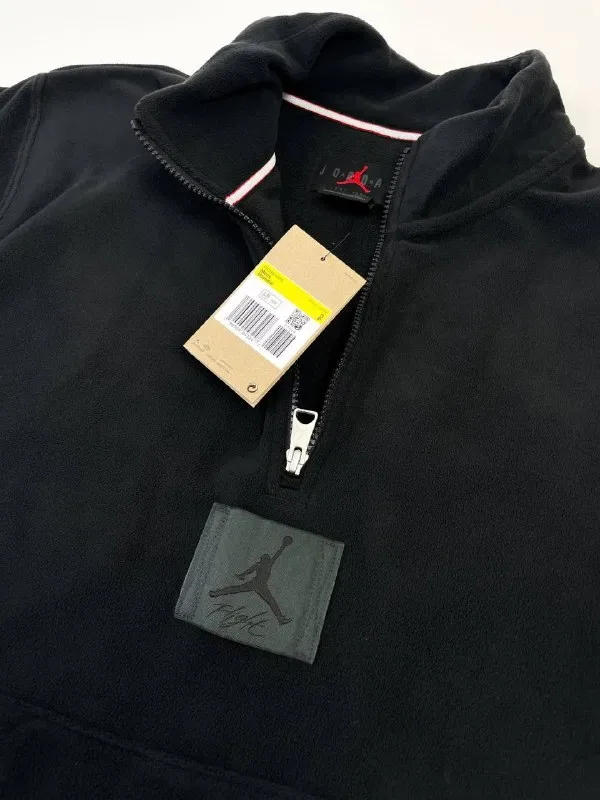 Остання! Розмір S - Світшот Jordan Flight Fleece Crew 'Teddy' (чорний — фото 6