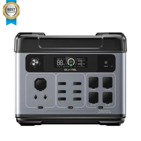 OUKITEL P2001 Plus 2400W 2048Wh LiFePO4 — зарядна станція, UPS