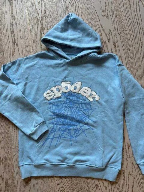 3 кольори Sp5der & Young Thug Blue Hoodie | Худі Спайдер & Янг Таг Кофта балахон Панк Пінк Худак