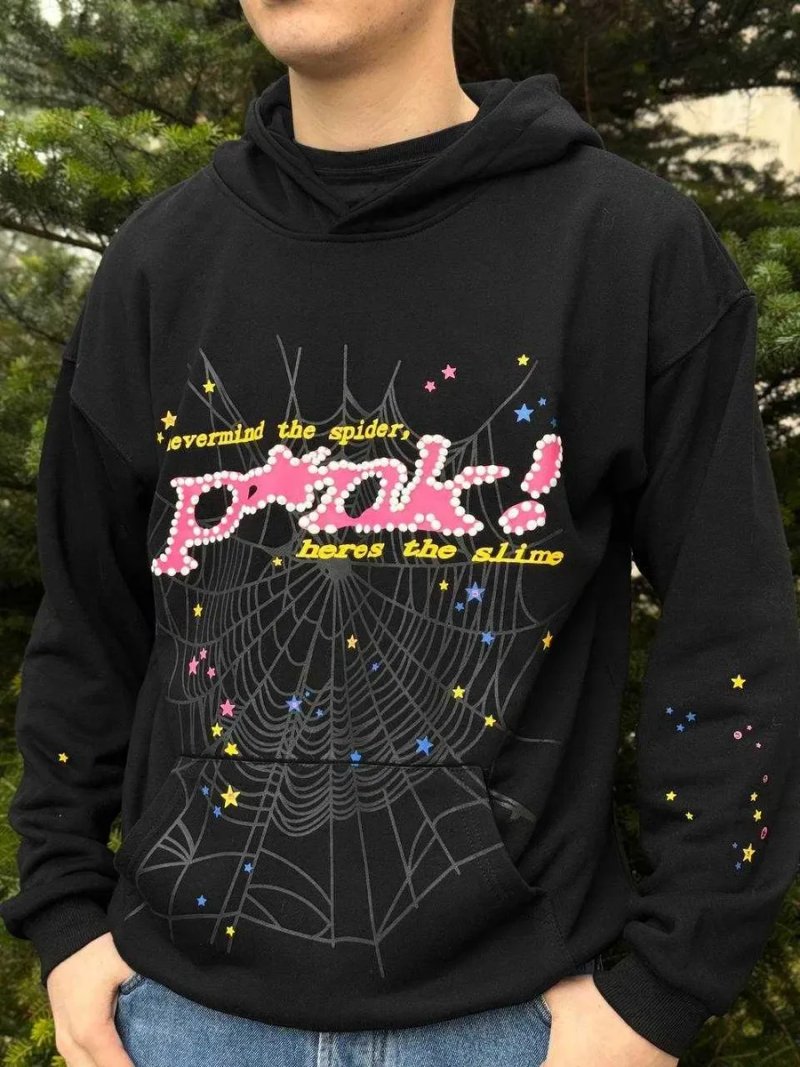p5der & Young Thug Blue Hoodie | Худі Спайдер & Янг Таг Кофта балахон Панк Пінк Худак бомбер — фото 6